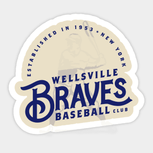 Wellsville Braves Sticker